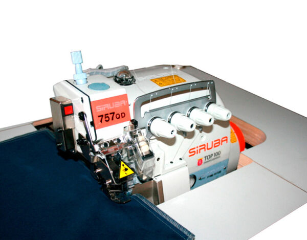 Máquina Interlock 2 Agulhas Com Cortador De Correntinha