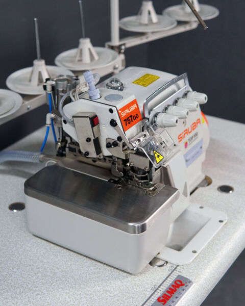 Máquina Interlock 2 Agulhas Com Cortador De Correntinha Ou Aviamentos