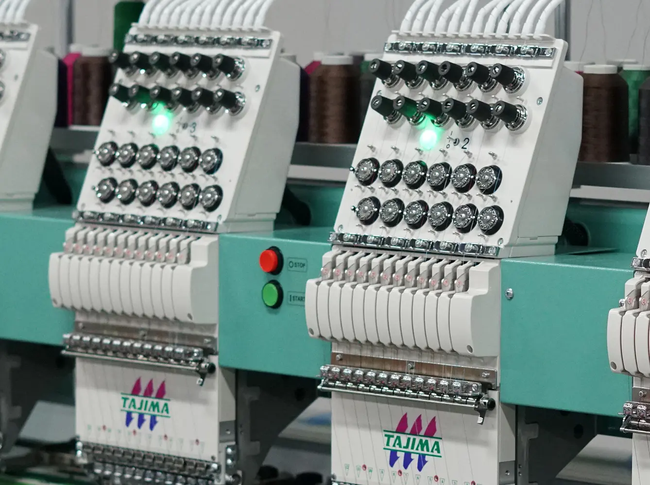 Tajima - TFMX-II-C-1208 - MÁQUINA DE BORDAR INDUSTRIAL 8 CABEÇAS