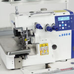 Máquina Overlock com Cortador de Correntinha e Levantador de Calcador Elétricos JIN