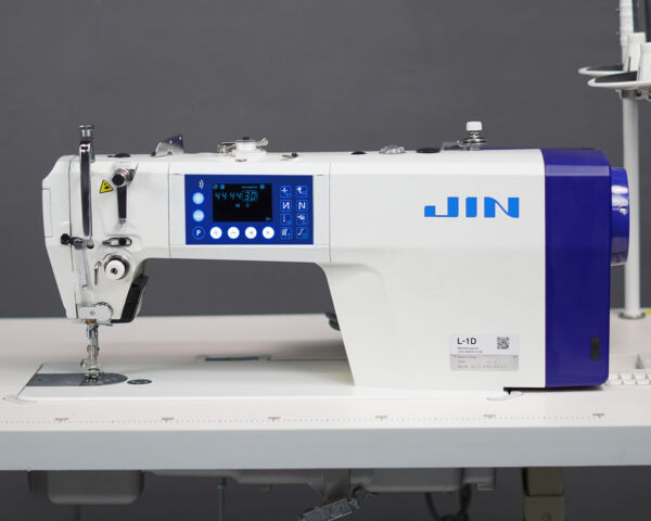 Máquina de Costura Reta Eletrônica com Direct Drive JIN – Materiais Pesados