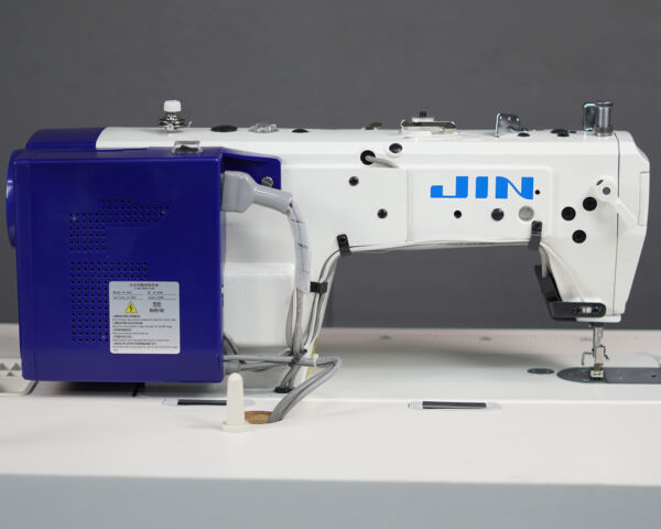 Máquina de Costura Reta Eletrônica com Direct Drive JIN – Materiais Pesados