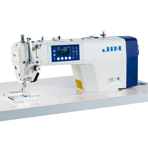 Máquina de Costura Reta Eletrônica com Direct Drive JIN – Materiais Pesados