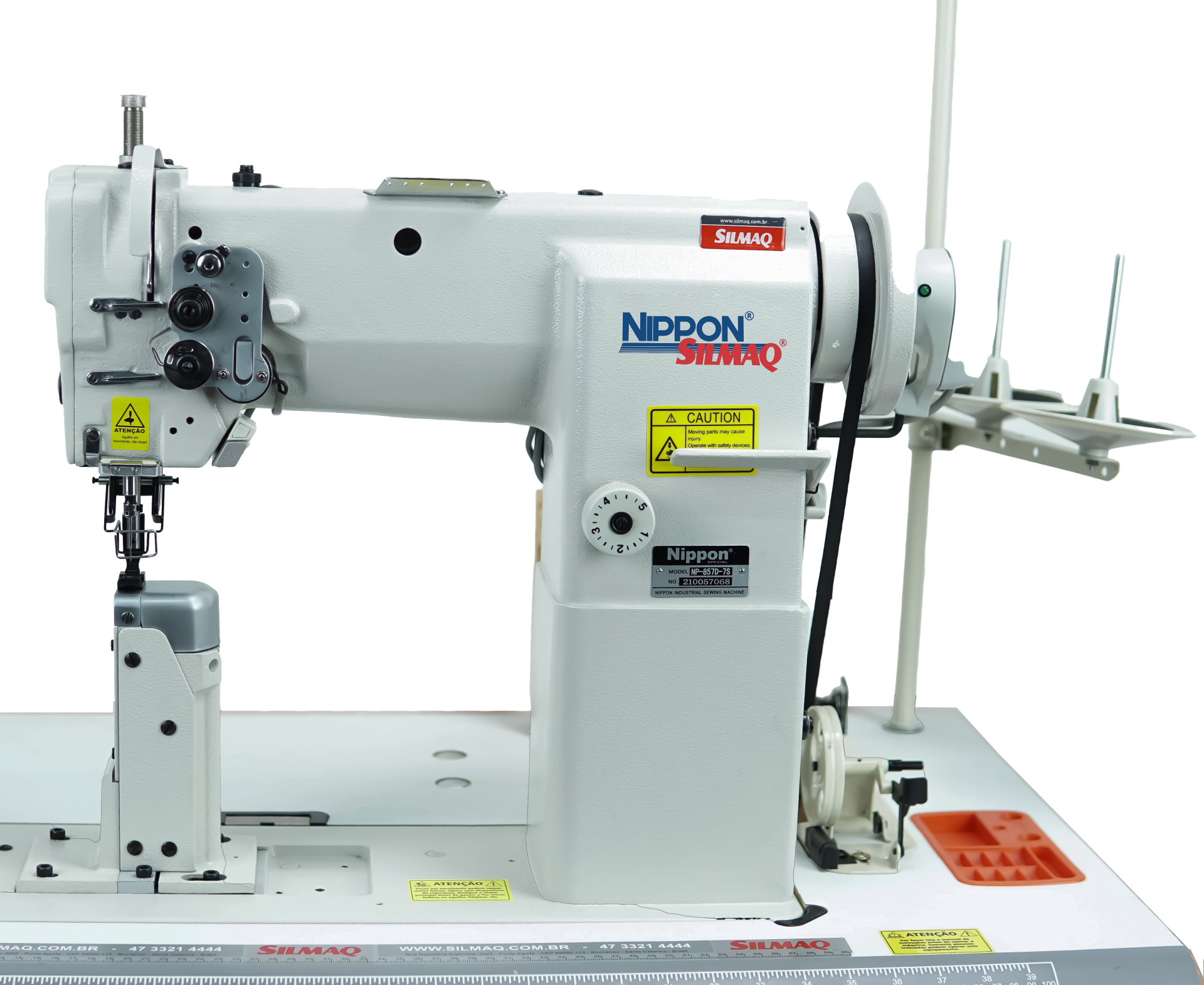 Nippon-Silmaq - NP-857D-7S - MÁQUINA DE COSTURA INDUSTRIAL COLUNA