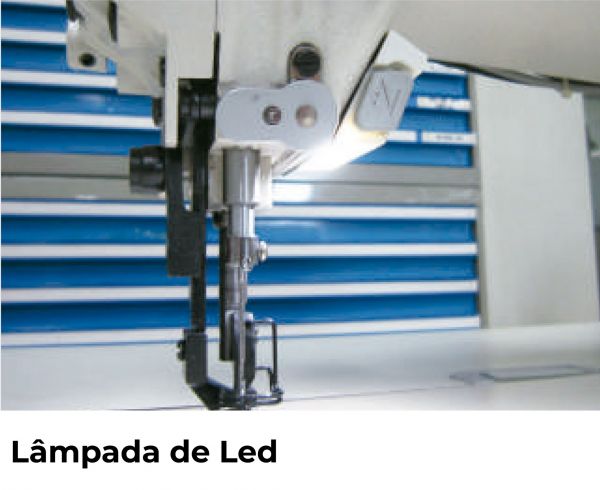 Máquina Reta com Motor Direct Drive e Transporte Duplo