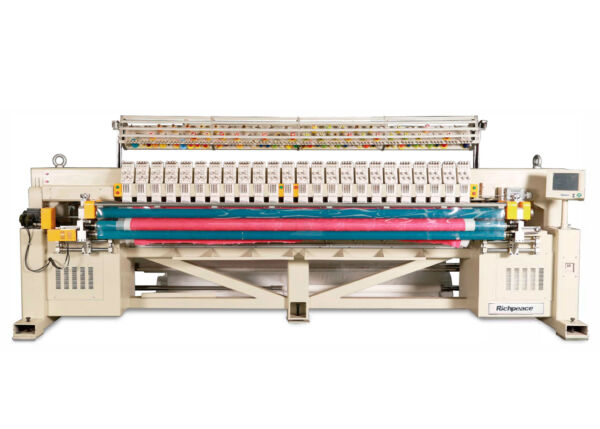 Máquina para Matelassê e Bordado em Rolo – 4 cores / 24 cabeças