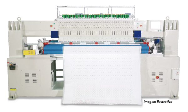 MÁQUINA DE BORDAR MATELASSÊ BARREAMENTO DUPLO