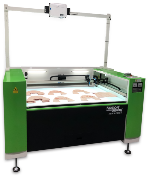 MÁQUINA DE CORTE A LASER COM PROJETOR E 2 CABEÇAS DE CORTE