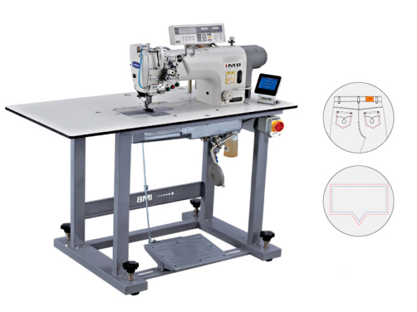 MÁQUINA DE COSTURA INDUSTRIAL PESPONTO DUPLO ELETRÔNICA