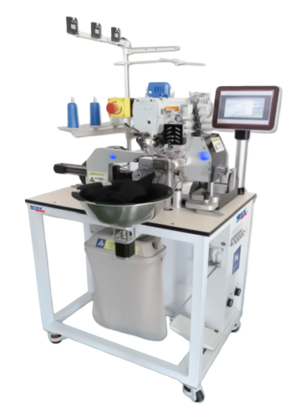 MÁQUINA AUTOMÁTICA PARA BAINHA DE MANGA