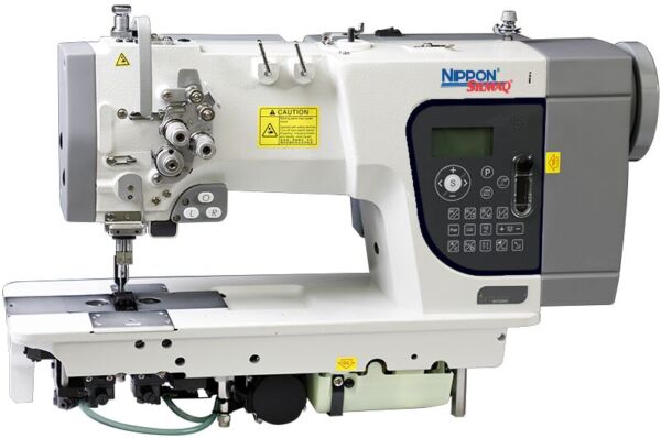 PESPONTO DUPLO COM MOTOR DE PASSO E BARRA ALTERNADA