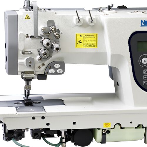 PESPONTO DUPLO COM MOTOR DE PASSO E BARRA ALTERNADA