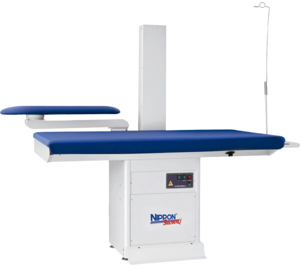 MESA PARA PASSAR ROUPA INDUSTRIAL RETANGULAR COM SUCÇÃO